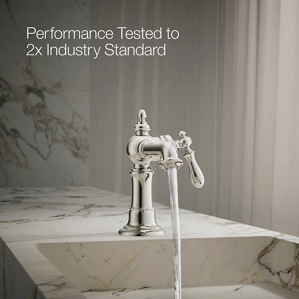Kohler Artifacts Single-Handle Bathroom Sink Faucet, 1.2 GPM
