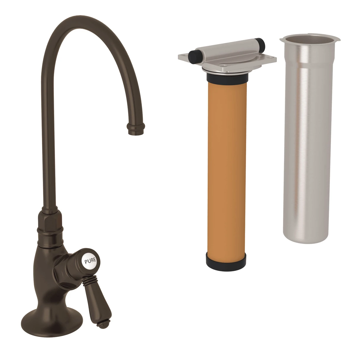 Rohl Acqui Filter Kitchen Faucet Kit Lever Handles - AKIT1635LM-2