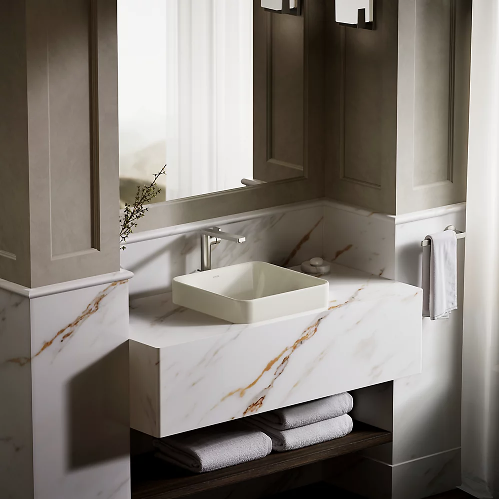 Kohler Vox 16-1/4" Square Vessel Bathroom Sink K-2661