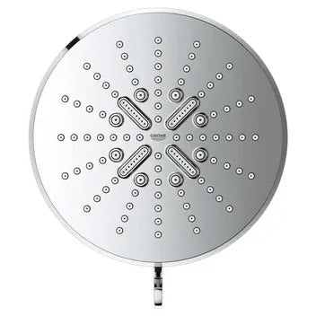 Grohe Rainshower SmartActive Shower Head, 6-1/2" - 3 Sprays, 1.75 GPM (6.6 L/min) - 26789