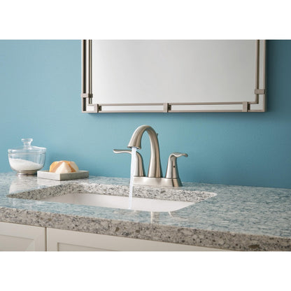 Delta Lahara Two Handle Centerset Bathroom Faucet - 2538-SSMPU-DST