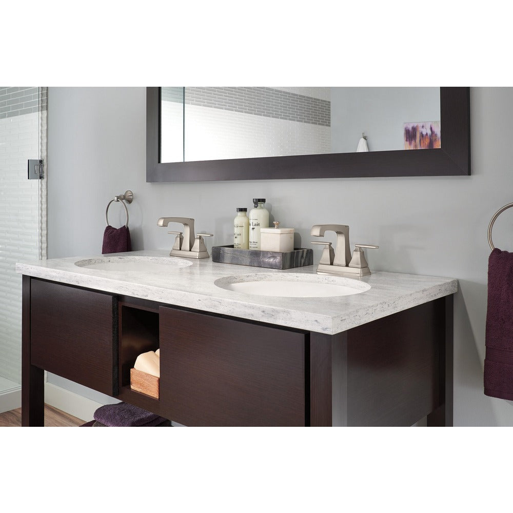 Delta Ashlyn Two Handle Centerset Lavatory Faucet - Metal Pop-Up