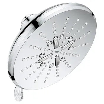 Grohe Rainshower SmartActive Shower Head, 6-1/2" - 3 Sprays, 1.75 GPM (6.6 L/min) - 26789