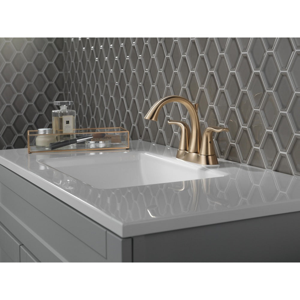 Delta Lahara Two Handle Centerset Bathroom Faucet - 2538-SSMPU-DST