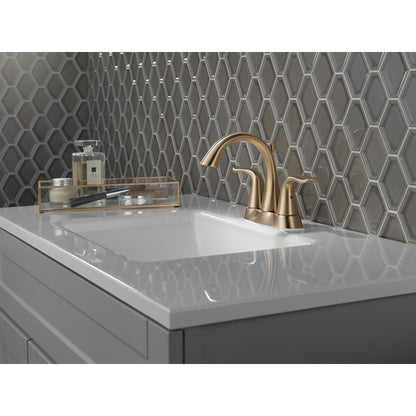 Delta Lahara Two Handle Centerset Bathroom Faucet - 2538-SSMPU-DST