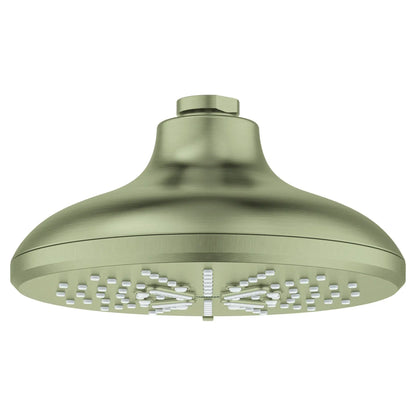 Grohe Rainshower SmartActive Shower Head, 6-1/2" - 3 Sprays, 1.75 GPM (6.6 L/min) - 26789
