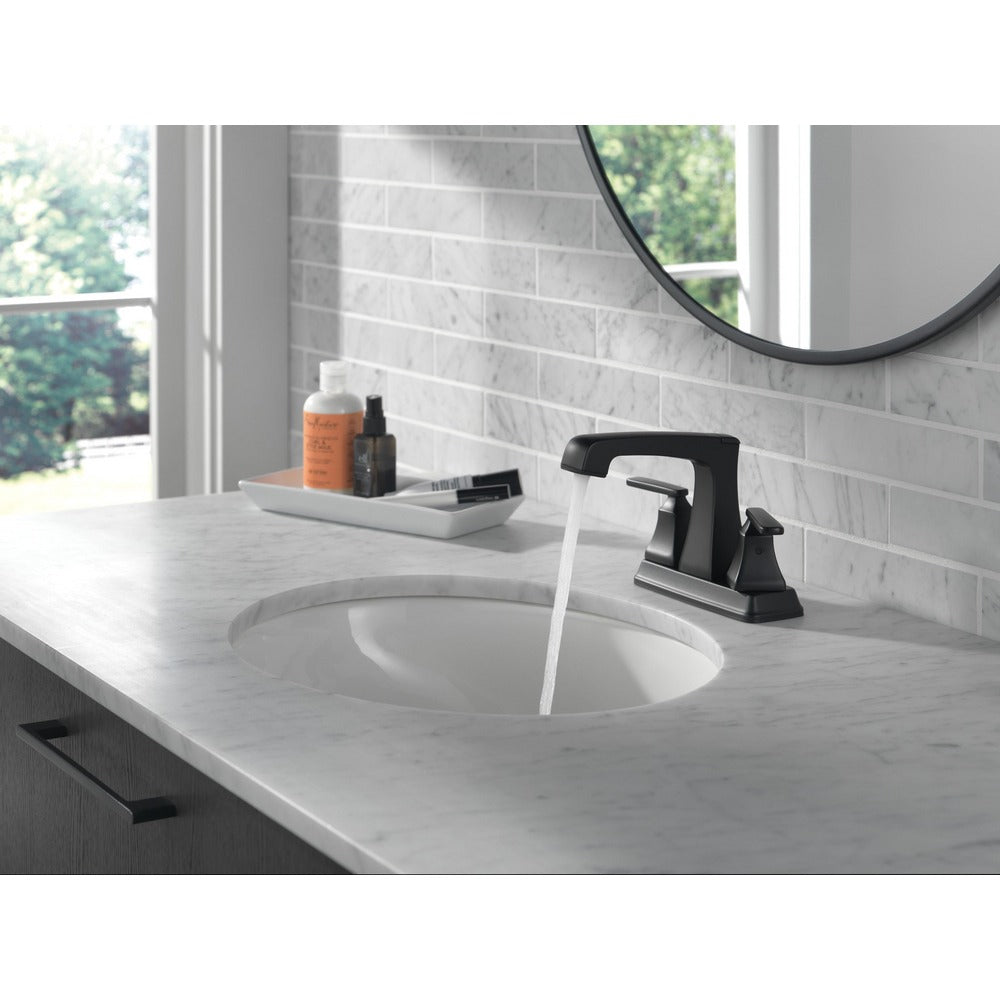 Delta Ashlyn Two Handle Centerset Lavatory Faucet - Metal Pop-Up
