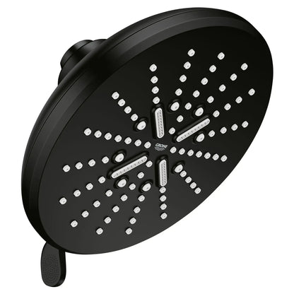 Grohe Rainshower SmartActive Shower Head, 6-1/2" - 3 Sprays, 1.75 GPM (6.6 L/min) - 26789