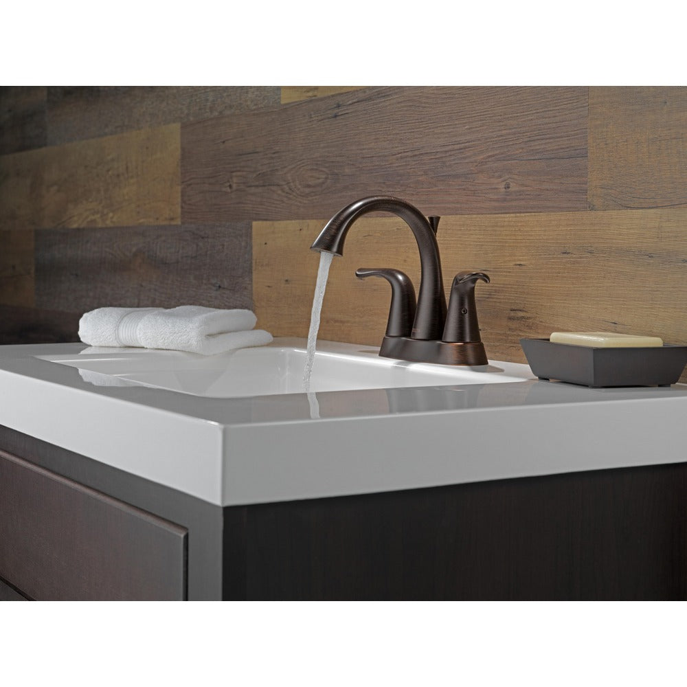 Delta Lahara Two Handle Centerset Bathroom Faucet - 2538-SSMPU-DST