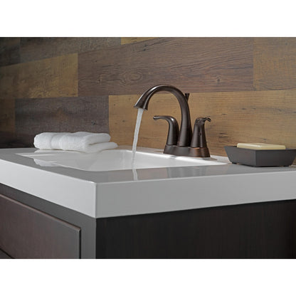 Delta Lahara Two Handle Centerset Bathroom Faucet - 2538-SSMPU-DST