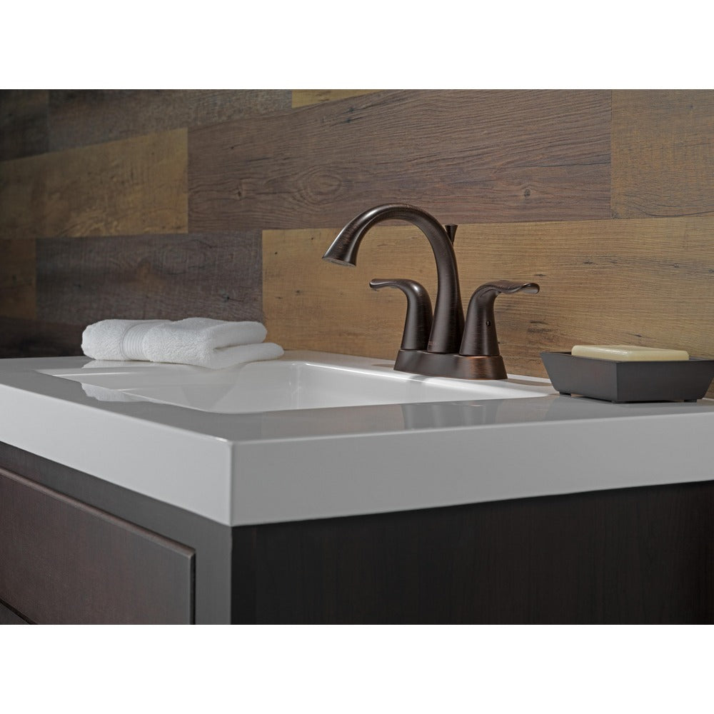 Delta Lahara Two Handle Centerset Bathroom Faucet - 2538-SSMPU-DST