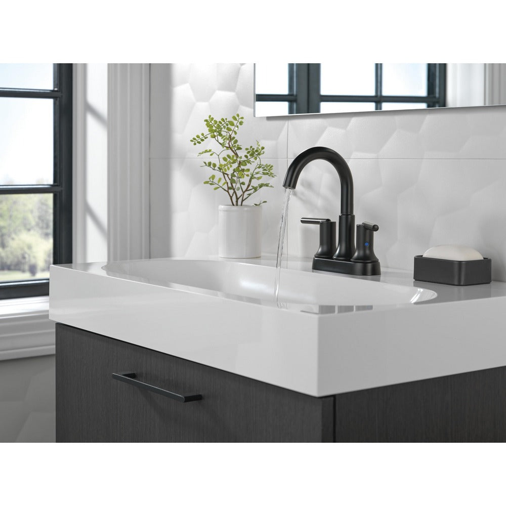 Delta Trinsic Two Handle Centerset Bathroom Faucet