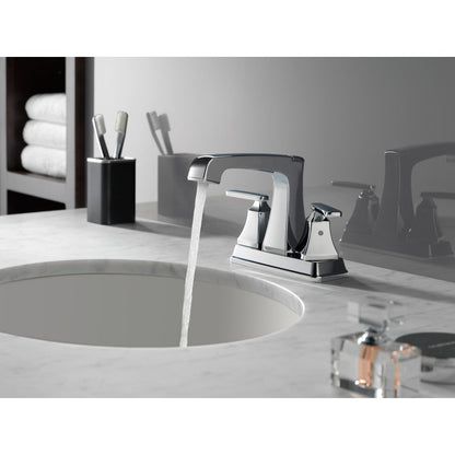 Delta Ashlyn Two Handle Centerset Lavatory Faucet - Metal Pop-Up