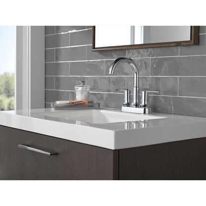Delta Trinsic Two Handle Centerset Bathroom Faucet