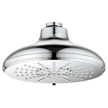 Grohe Rainshower SmartActive Shower Head, 6-1/2" - 3 Sprays, 1.75 GPM (6.6 L/min) - 26789