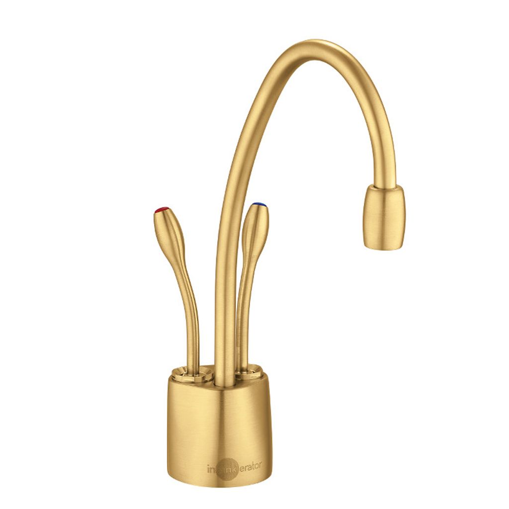 InSinkErator Indulge Contemporary HC1100 Instant Hot and Cold Water Faucet - Brushed Bronze - 44252AK