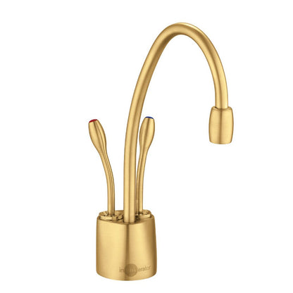 InSinkErator Indulge Contemporary HC1100 Instant Hot and Cold Water Faucet - Brushed Bronze - 44252AK