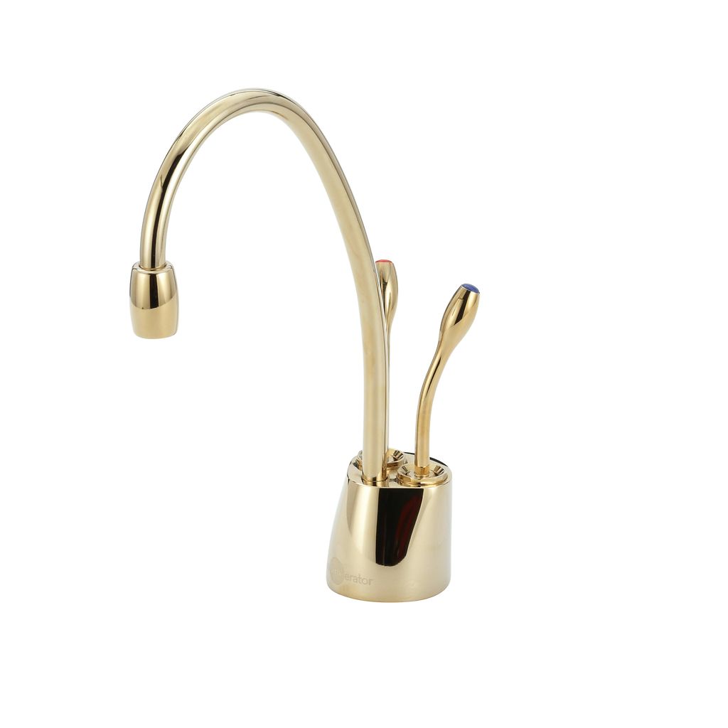 InSinkErator Indulge Contemporary HC1100 Instant Hot and Cold Water Faucet - French Gold - 44252H
