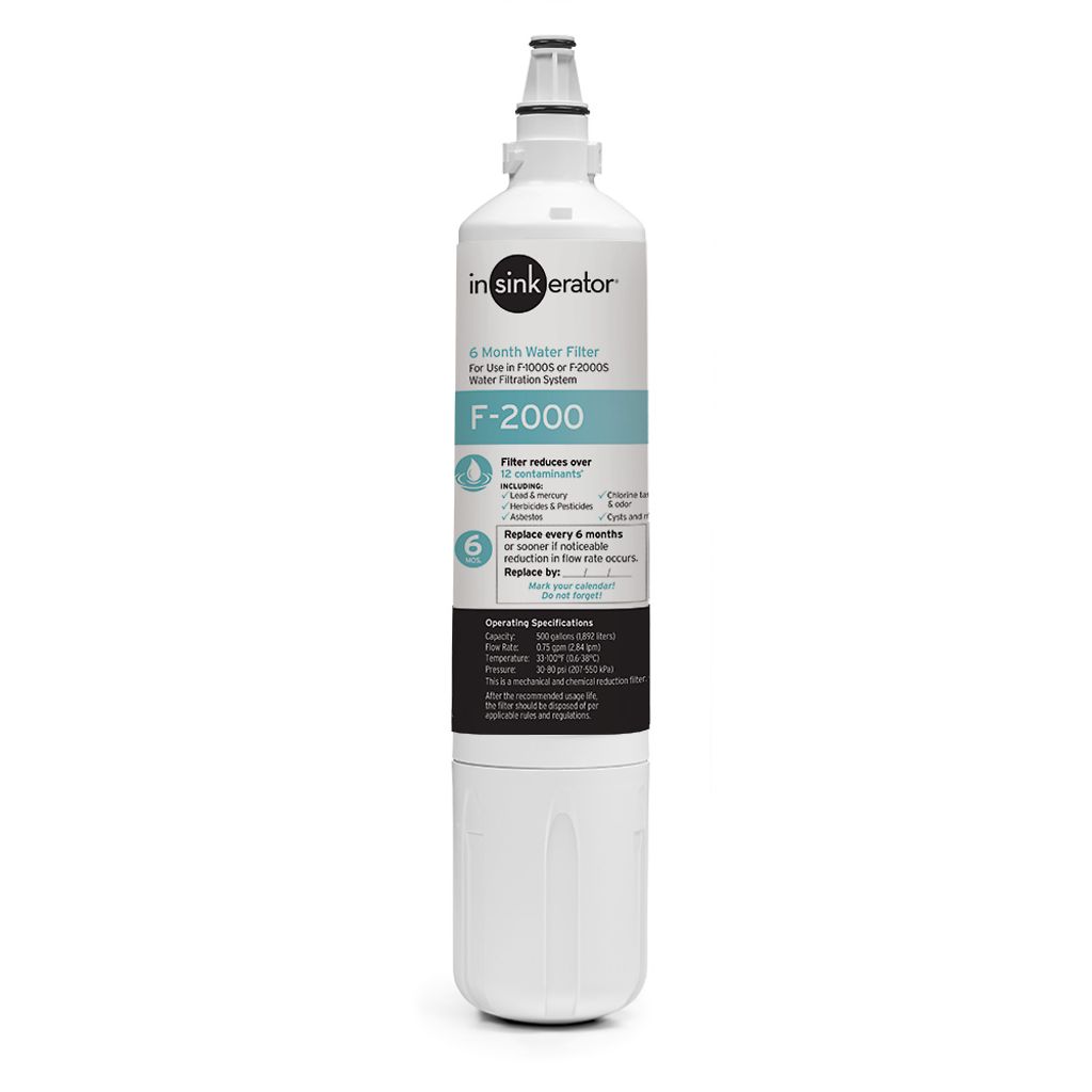 InSinkErator F-2000 Replacement Water Filter - 1-Pack - 44680