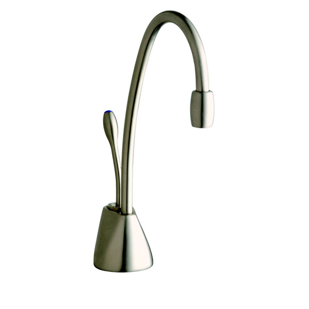 InSinkErator F-C1100 Cold-Only Water Faucet - Satin Nickel - 44849B — product view
