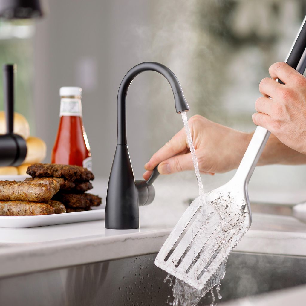 InSinkErator Transitional 1010 Instant Hot Water Faucet - Matte Black - 45385Y-ISE - additional view