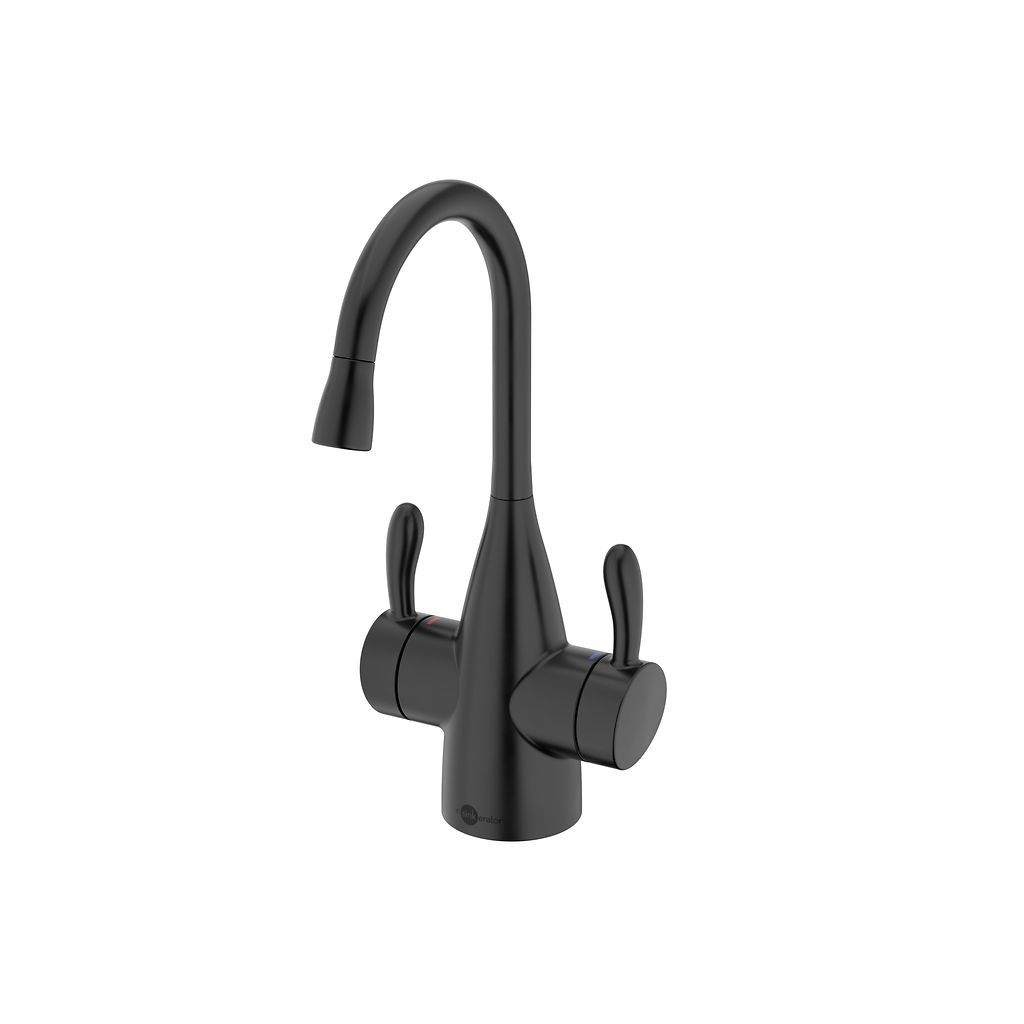 InSinkErator Transitional 1010 Instant Hot and Cold Water Faucet - Matte Black - 45386Y-ISE