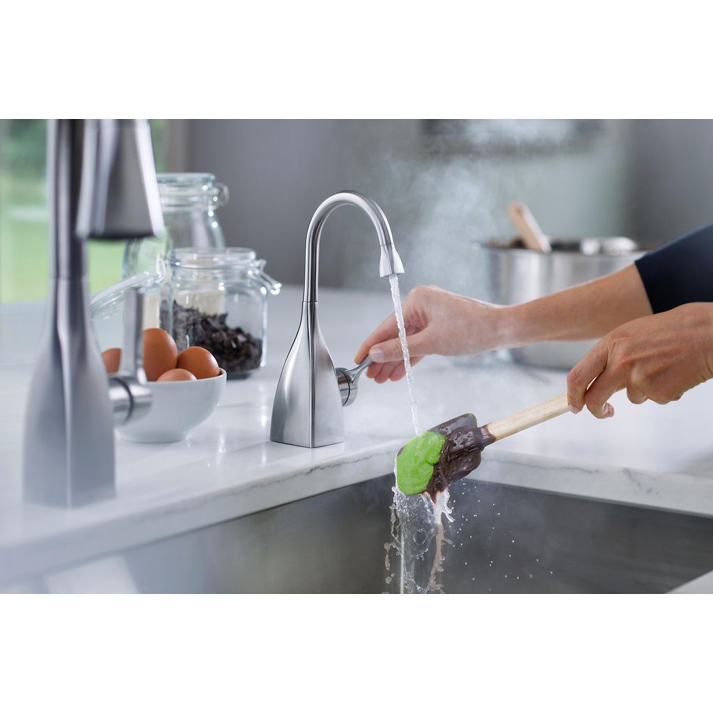 InSinkErator Transitional 1020 Instant Hot Water Faucet - Arctic Steel - 45387AJ-ISE - additional view