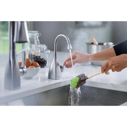 InSinkErator Transitional 1020 Instant Hot Water Faucet - Arctic Steel - 45387AJ-ISE - additional view
