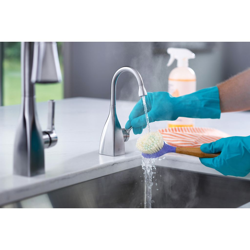 InSinkErator Transitional 1020 Instant Hot Water Faucet - Arctic Steel - 45387AJ-ISE - additional view