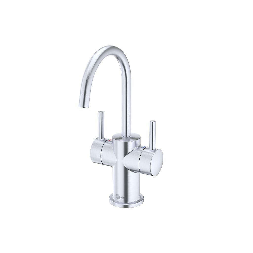 InSinkErator Modern 3010 Instant Hot and Cold Water Faucet - Arctic Steel - 45394AJ-ISE — product view