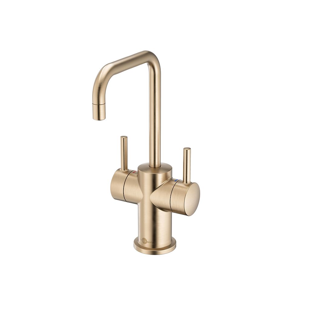 InSinkErator Modern 3020 Instant Hot and Cold Water Faucet - Brushed Bronze - 45396AK-ISE — product view
