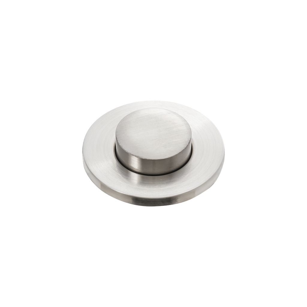 InSinkErator Tuxedo Decorative Air-Activated Switch Button - Satin Nickel - 78663-ISE — product view