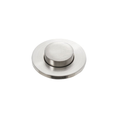 InSinkErator Tuxedo Decorative Air-Activated Switch Button - Satin Nickel - 78663-ISE — product view