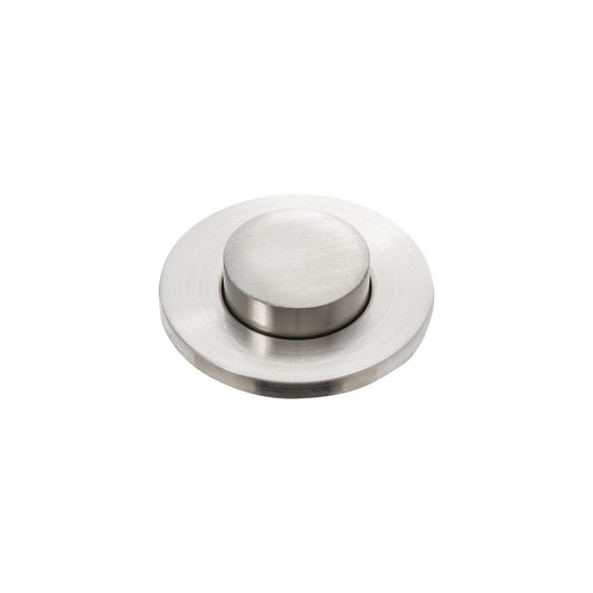InSinkErator Tuxedo Decorative Air-Activated Switch Button - Satin Nickel - 78663-ISE — product view
