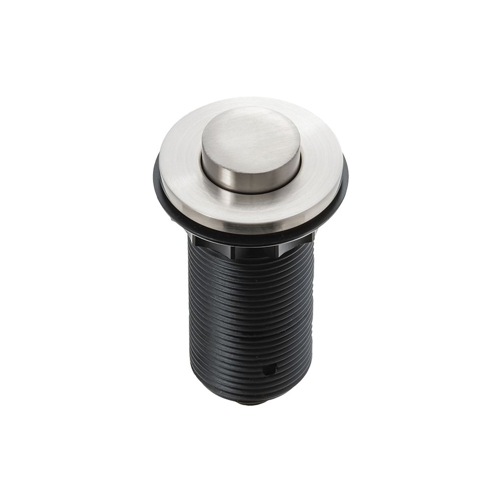 InSinkErator Tuxedo Decorative Air-Activated Switch Button - Satin Nickel - 78663-ISE — manufacturer view 2