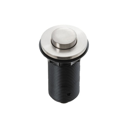 InSinkErator Tuxedo Decorative Air-Activated Switch Button - Satin Nickel - 78663-ISE — manufacturer view 2