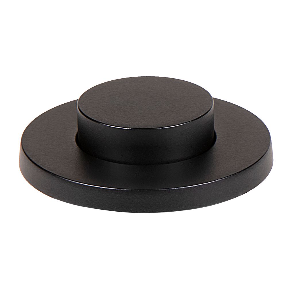 InSinkErator Tuxedo Decorative Air-Activated Switch Button - Matte Black - 78663A-ISE — product view