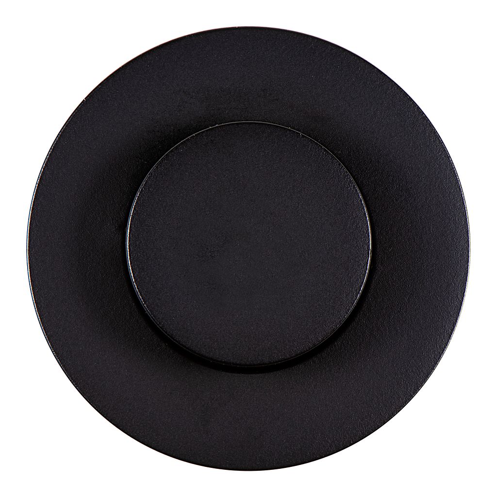 InSinkErator Tuxedo Decorative Air-Activated Switch Button - Matte Black - 78663A-ISE — manufacturer view 3