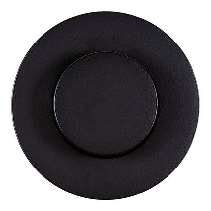 InSinkErator Tuxedo Decorative Air-Activated Switch Button - Matte Black - 78663A-ISE — manufacturer view 3