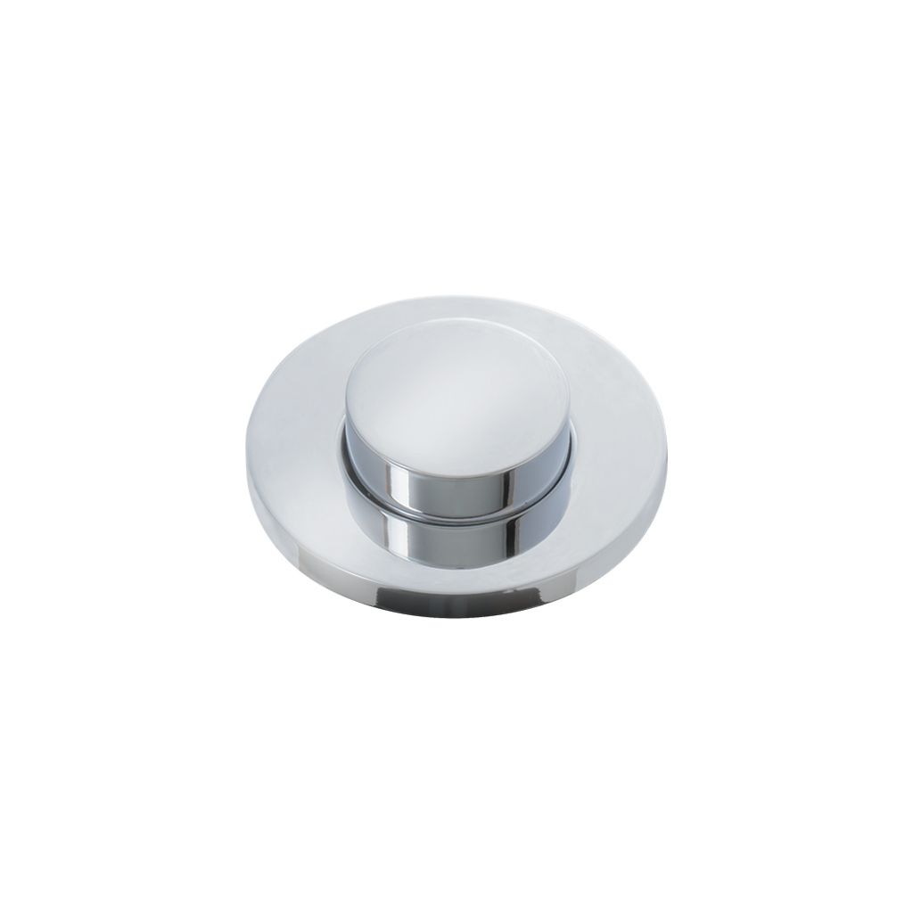 InSinkErator Tuxedo Decorative Air-Activated Switch Button - Chrome - 78663B-ISE — product view