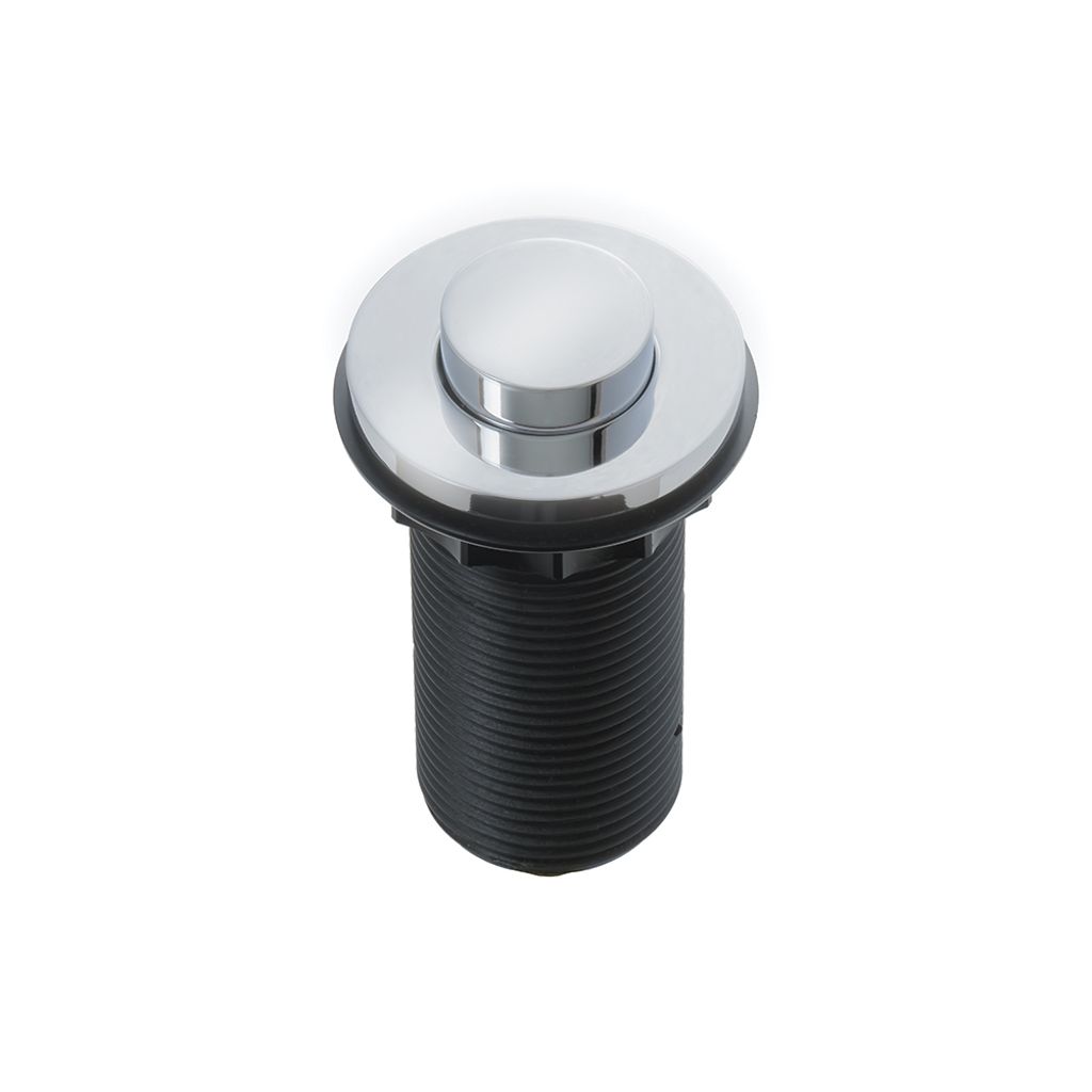 InSinkErator Tuxedo Decorative Air-Activated Switch Button - Chrome - 78663B-ISE — manufacturer view 2