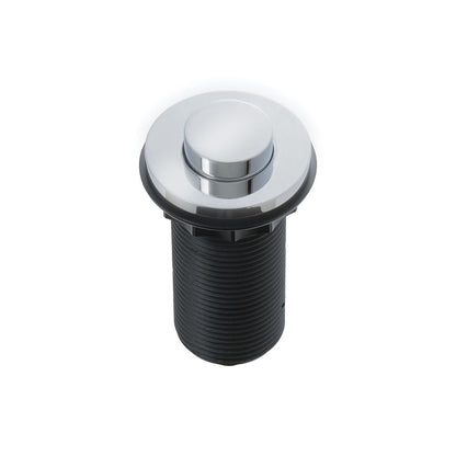 InSinkErator Tuxedo Decorative Air-Activated Switch Button - Chrome - 78663B-ISE — manufacturer view 2