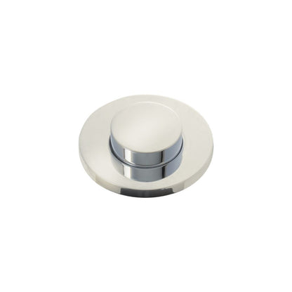 InSinkErator Tuxedo Decorative Air-Activated Switch Button - Polished Nickel - 78663E-ISE — product view