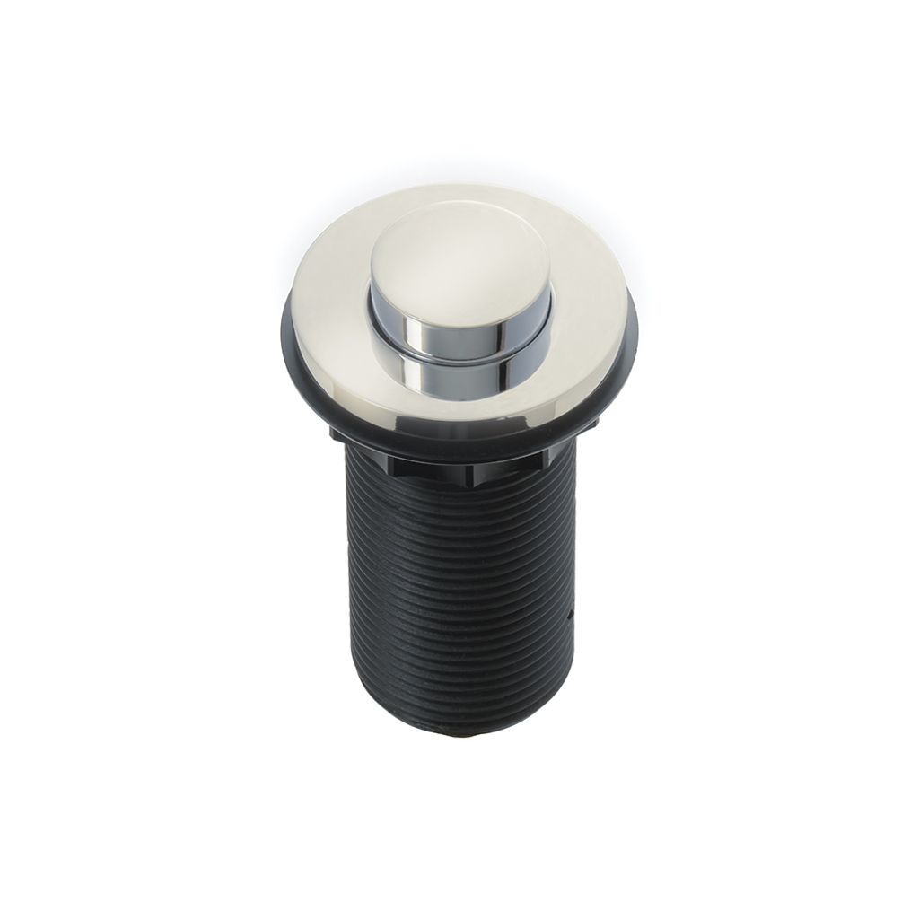 InSinkErator Tuxedo Decorative Air-Activated Switch Button - Polished Nickel - 78663E-ISE — manufacturer view 2