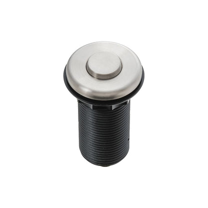 InSinkErator Pioneer Decorative Air-Activated Switch Button - Satin Nickel - 78664-ISE — manufacturer view 2