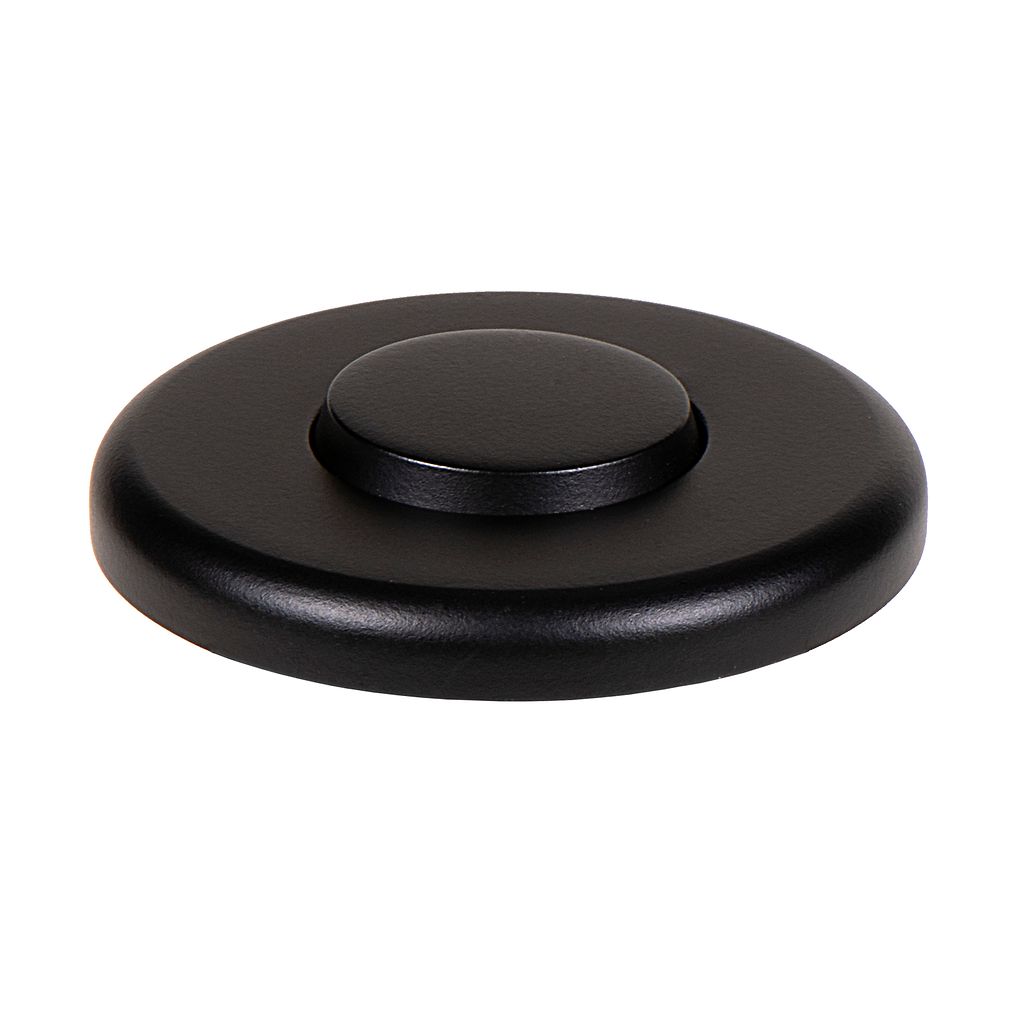 InSinkErator Pioneer Decorative Air-Activated Switch Button - Matte Black - 78664A-ISE — product view