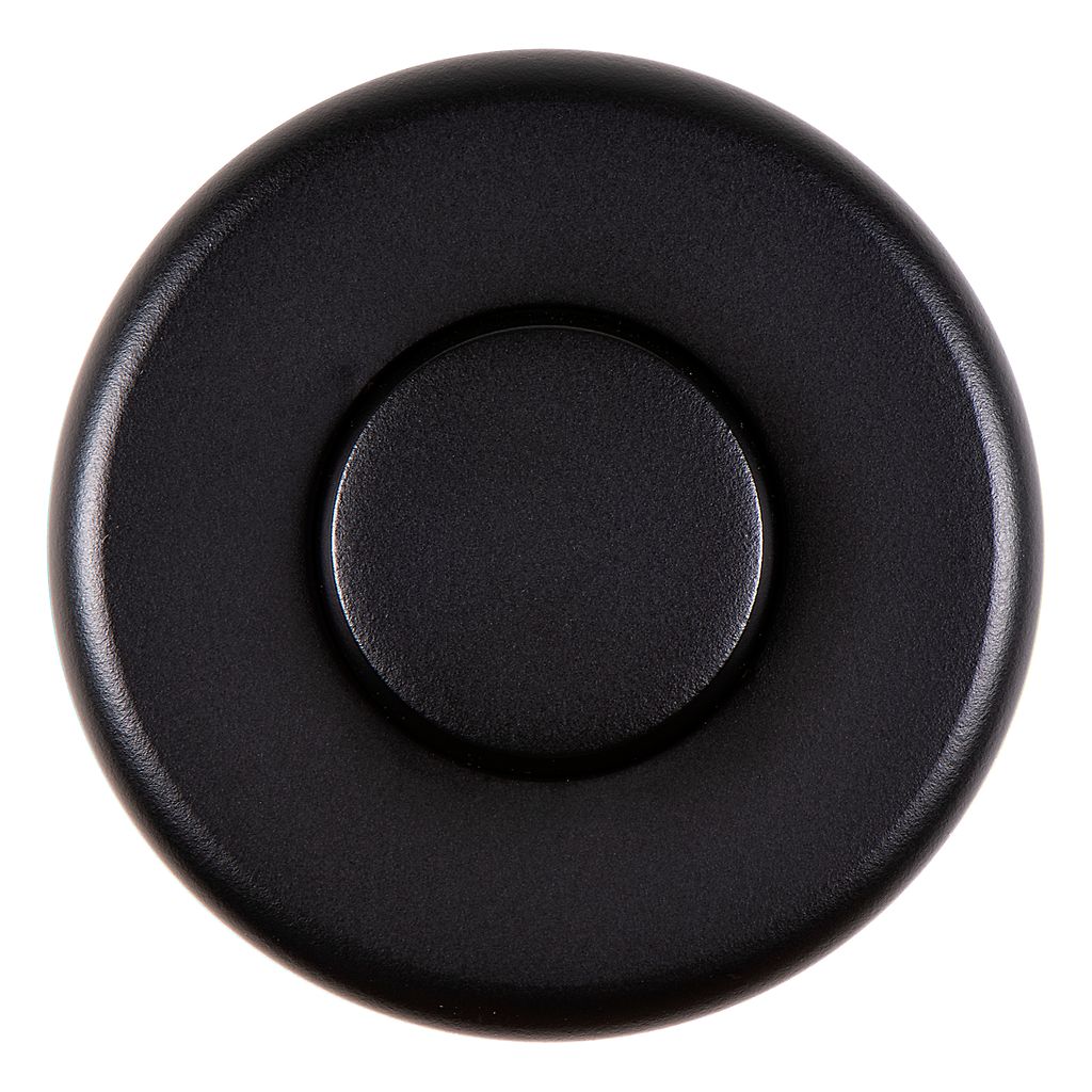 InSinkErator Pioneer Decorative Air-Activated Switch Button - Matte Black - 78664A-ISE — manufacturer view 3