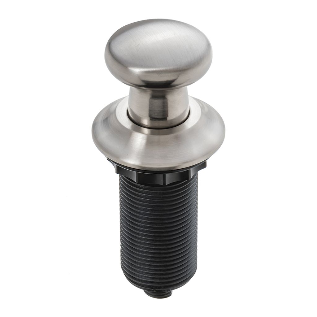 InSinkErator Nautical Decorative Air-Activated Switch Button - Satin Nickel - 78665-ISE — manufacturer gallery view 2