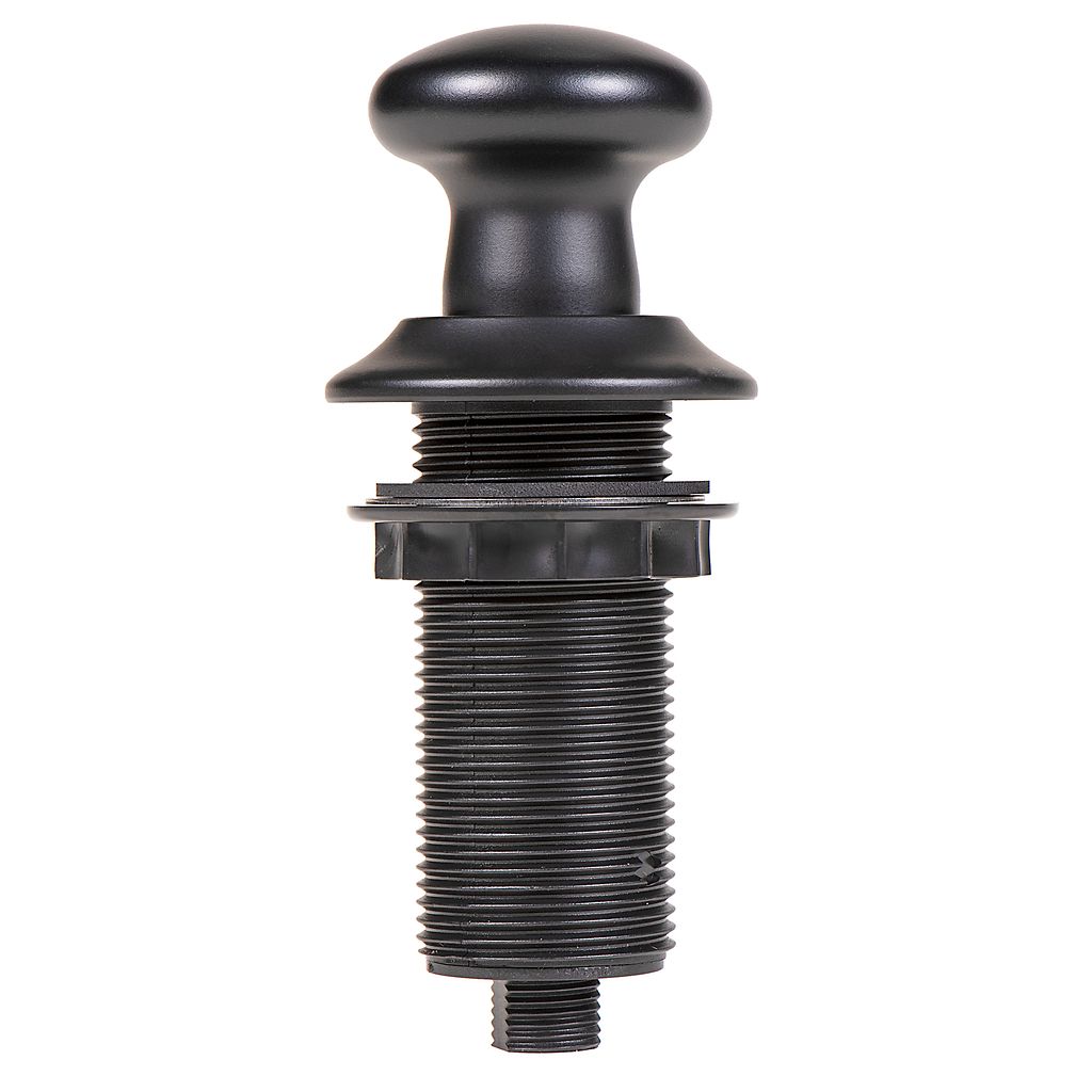 InSinkErator Nautical Decorative Air-Activated Switch Button - Matte Black - 78665A-ISE — manufacturer gallery view 2