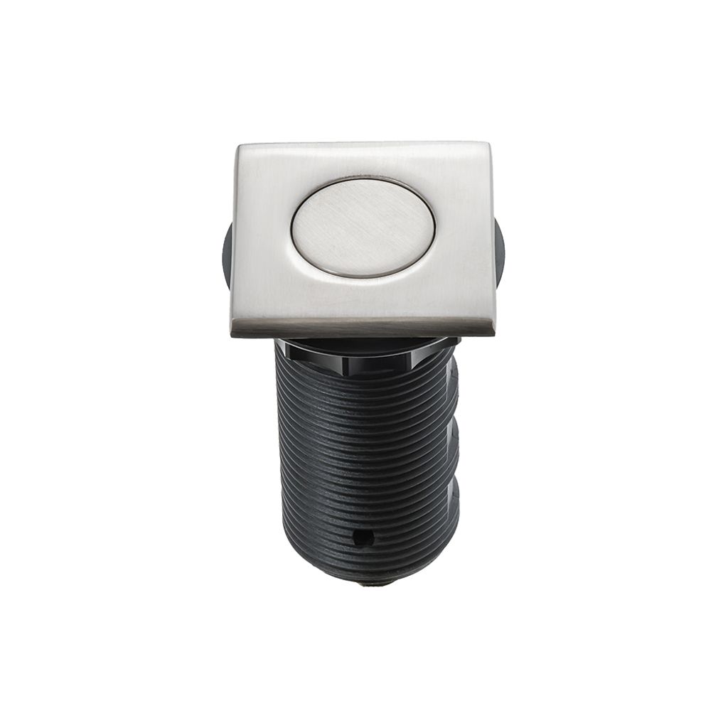 InSinkErator Deco Decorative Air-Activated Switch Button - Satin Nickel - 78667-ISE — manufacturer gallery view 2